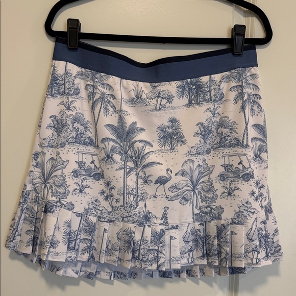 Lady Hagen Dresses & Skirts - Lady Hagen Scenic Print bottom pleated skort - large